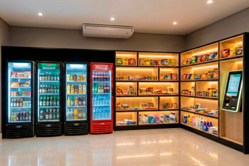 Imagem de uma loja de mercadinho autônomo