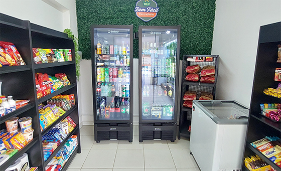 Imagem de uma loja de mercadinho autônomo